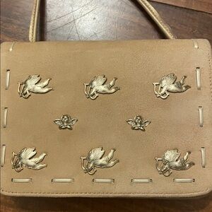 Donald J. Pliner Gold Handbag